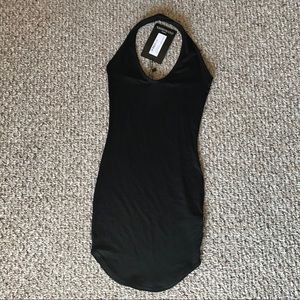 Black Halterneck Mini Dress